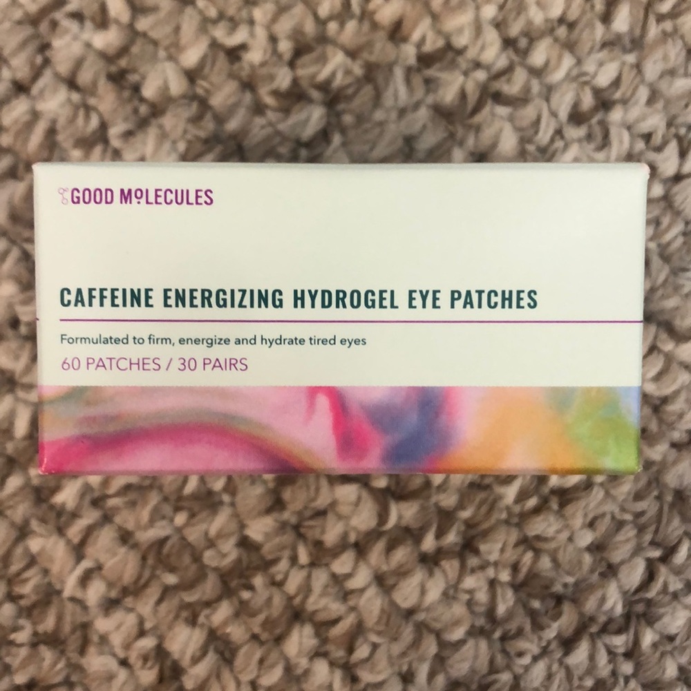 caffeine energizing hydrogel eye patches
